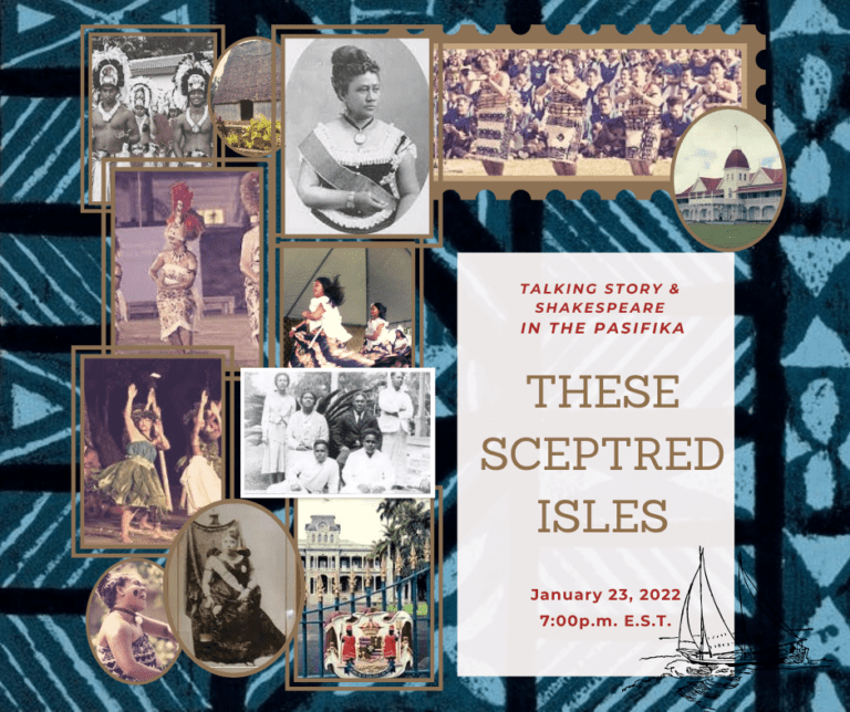 advertisement for These Sceptered Isles, Jan 23 at 7PM ET